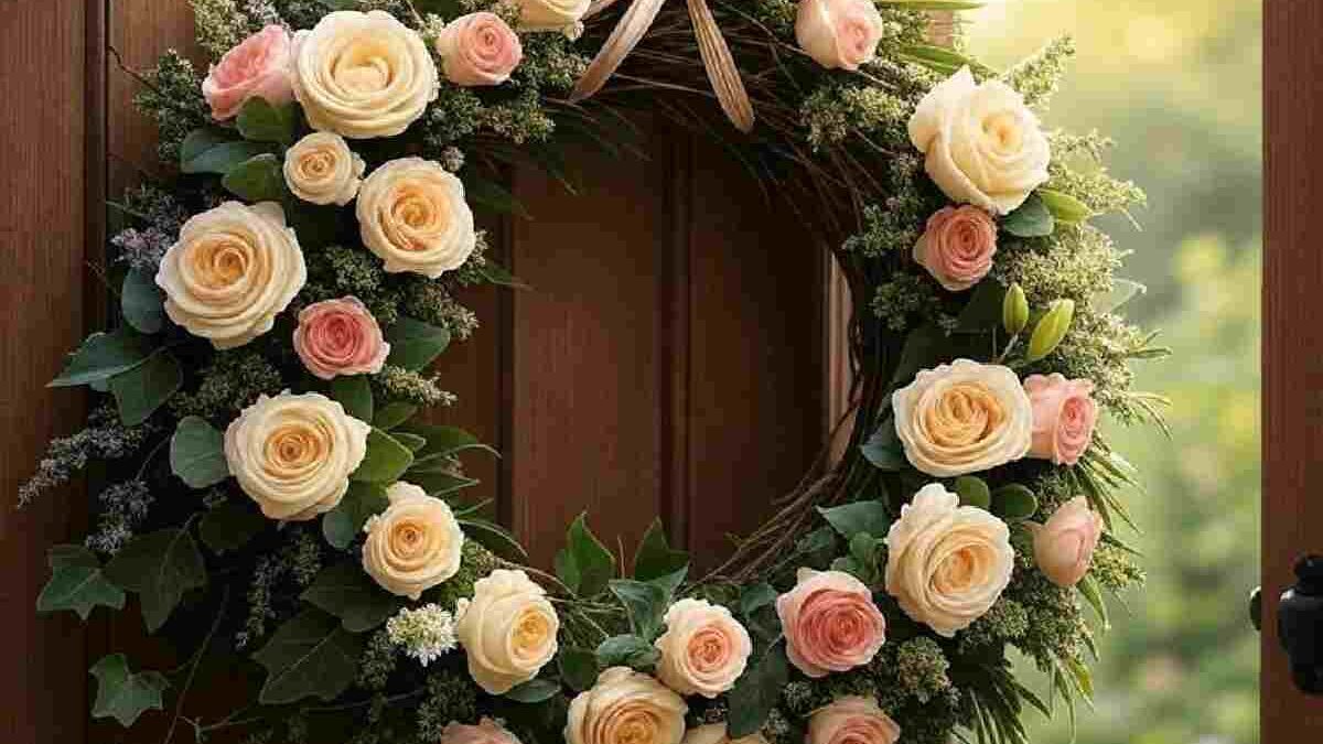 Welcome Wreath in Market