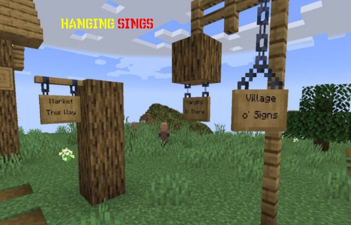  Minecraft 1.20 Hanging signs 