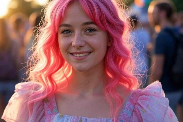 Pink Hair Costume