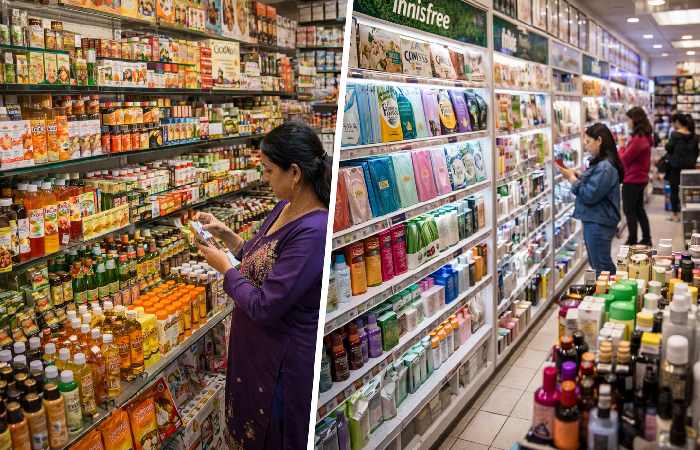 Korean and South Asian beauty supply stores in Queens New York